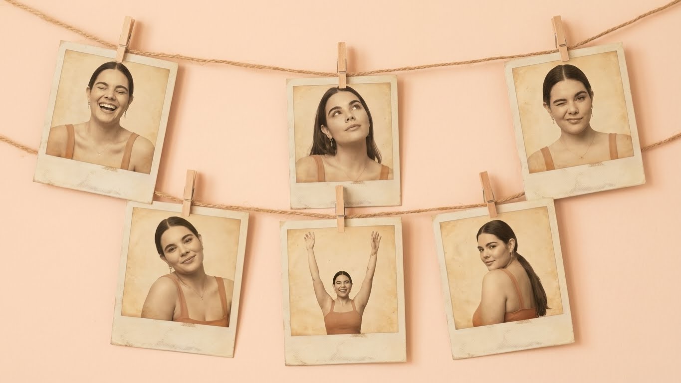 Vintage Polaroid Gallery: '70s Nostalgia Collage